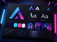 Brand identity board